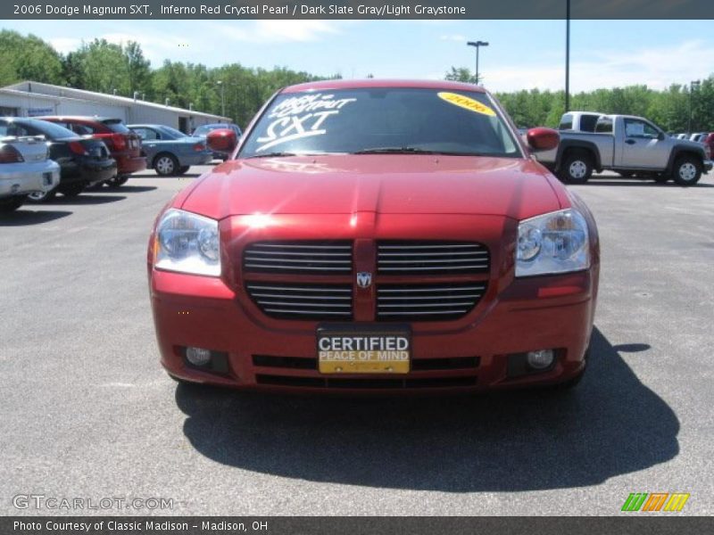 Inferno Red Crystal Pearl / Dark Slate Gray/Light Graystone 2006 Dodge Magnum SXT