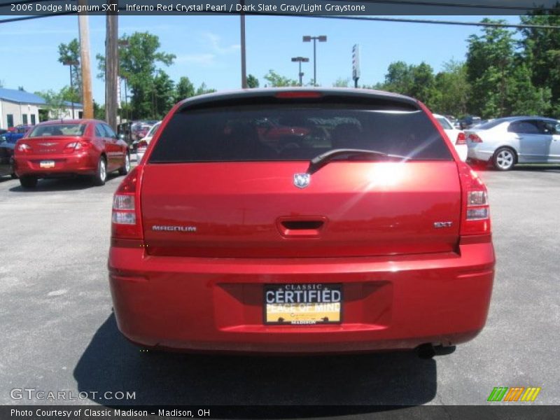 Inferno Red Crystal Pearl / Dark Slate Gray/Light Graystone 2006 Dodge Magnum SXT