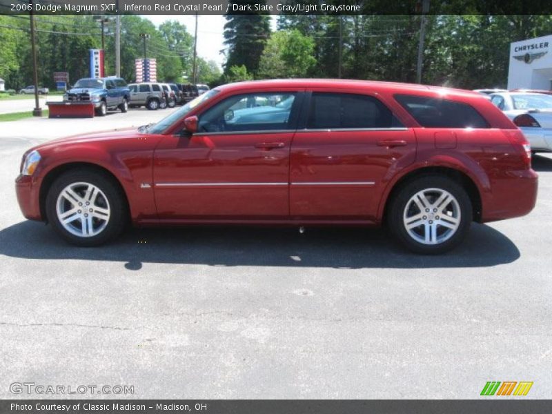 Inferno Red Crystal Pearl / Dark Slate Gray/Light Graystone 2006 Dodge Magnum SXT