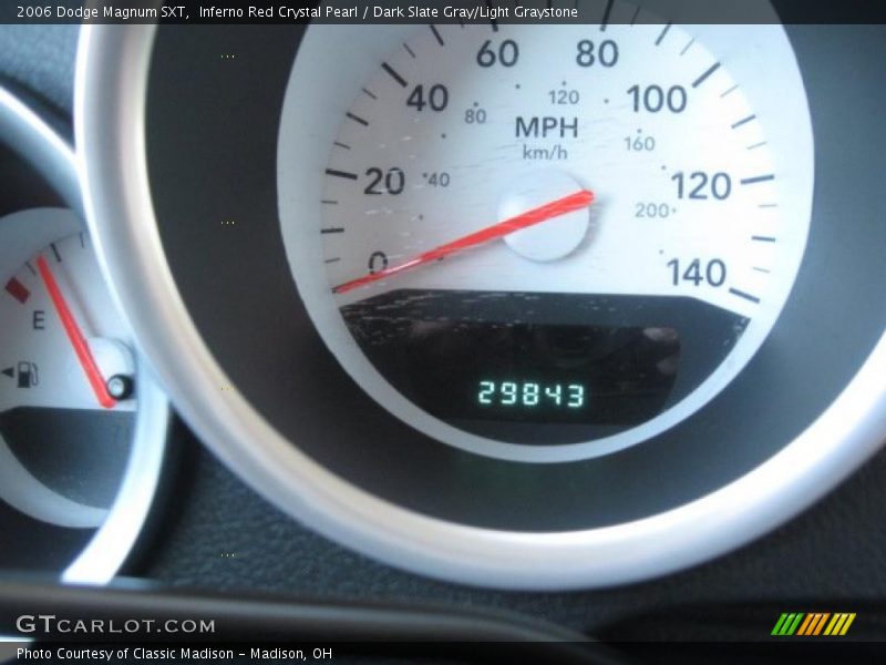 Inferno Red Crystal Pearl / Dark Slate Gray/Light Graystone 2006 Dodge Magnum SXT