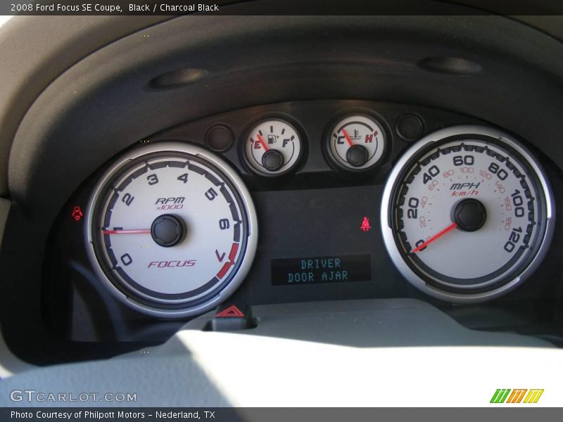 Black / Charcoal Black 2008 Ford Focus SE Coupe