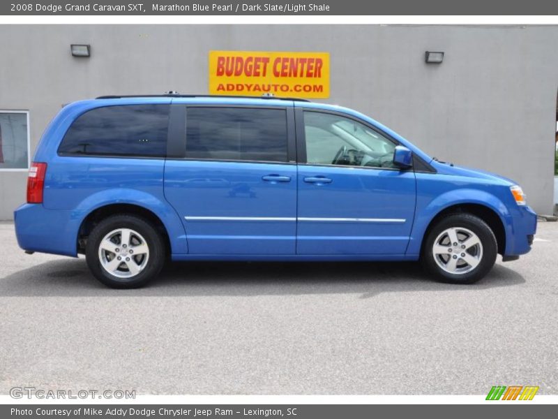 Marathon Blue Pearl / Dark Slate/Light Shale 2008 Dodge Grand Caravan SXT