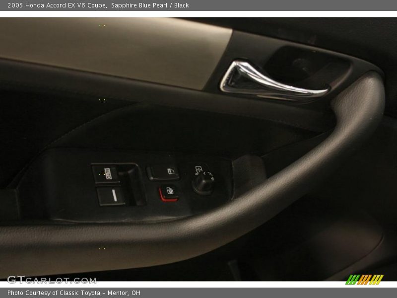 Sapphire Blue Pearl / Black 2005 Honda Accord EX V6 Coupe