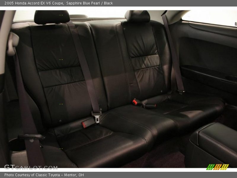 Sapphire Blue Pearl / Black 2005 Honda Accord EX V6 Coupe