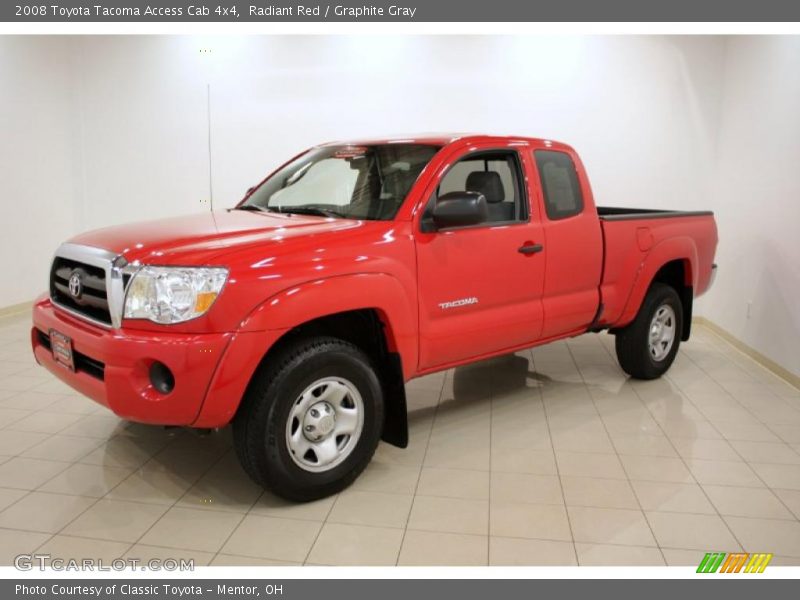 Radiant Red / Graphite Gray 2008 Toyota Tacoma Access Cab 4x4