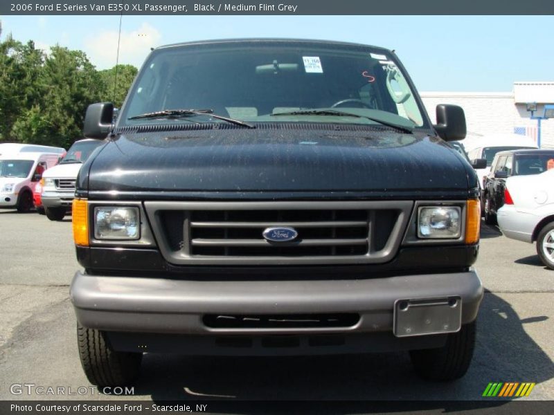 Black / Medium Flint Grey 2006 Ford E Series Van E350 XL Passenger