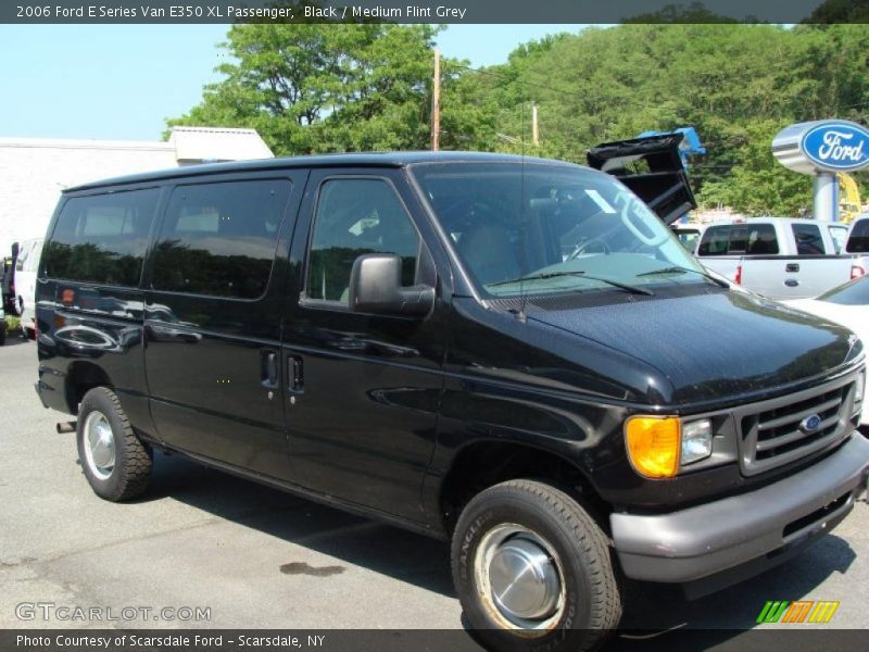Black / Medium Flint Grey 2006 Ford E Series Van E350 XL Passenger