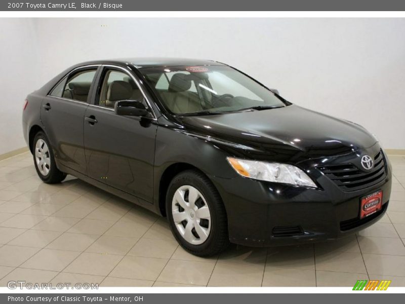 Black / Bisque 2007 Toyota Camry LE