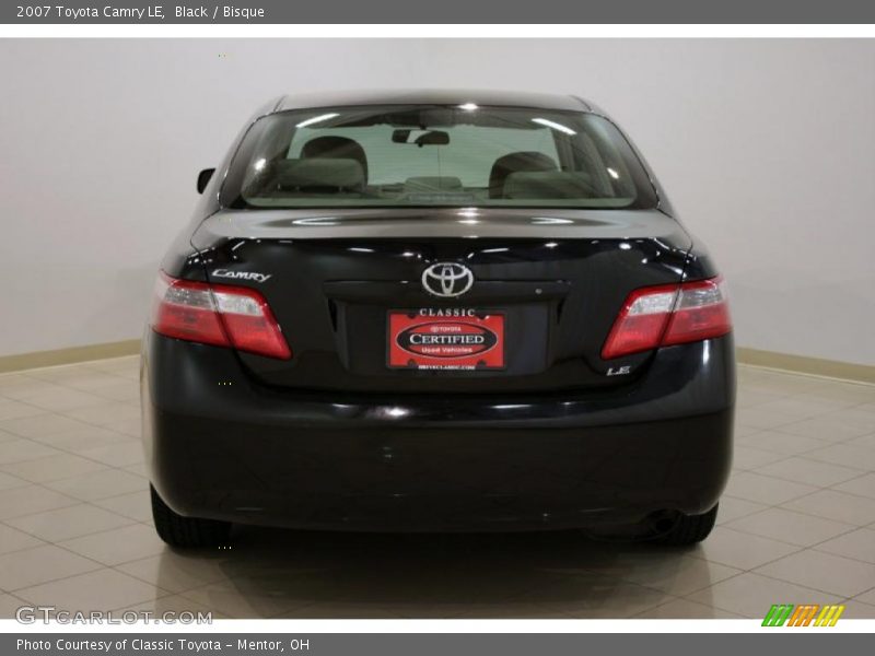 Black / Bisque 2007 Toyota Camry LE