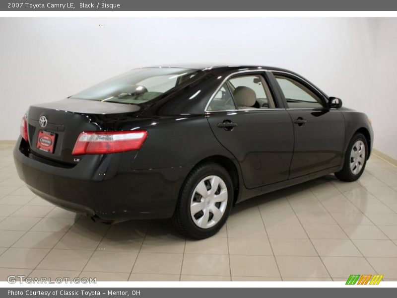 Black / Bisque 2007 Toyota Camry LE