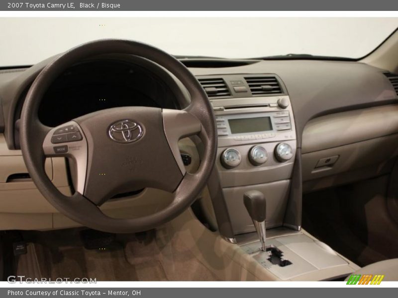 Black / Bisque 2007 Toyota Camry LE