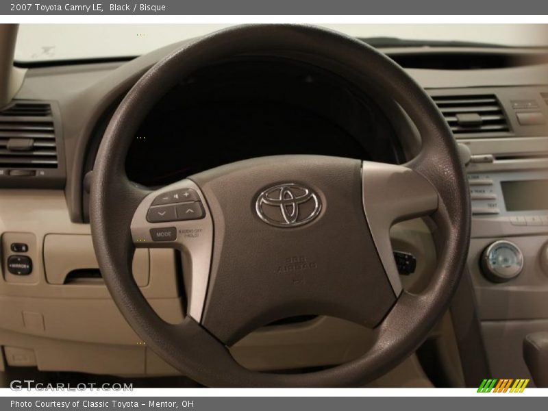 Black / Bisque 2007 Toyota Camry LE