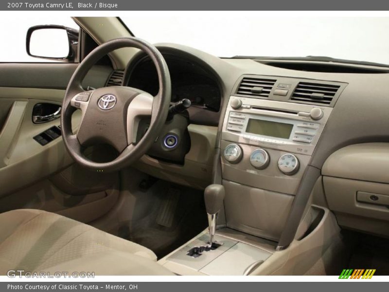 Black / Bisque 2007 Toyota Camry LE