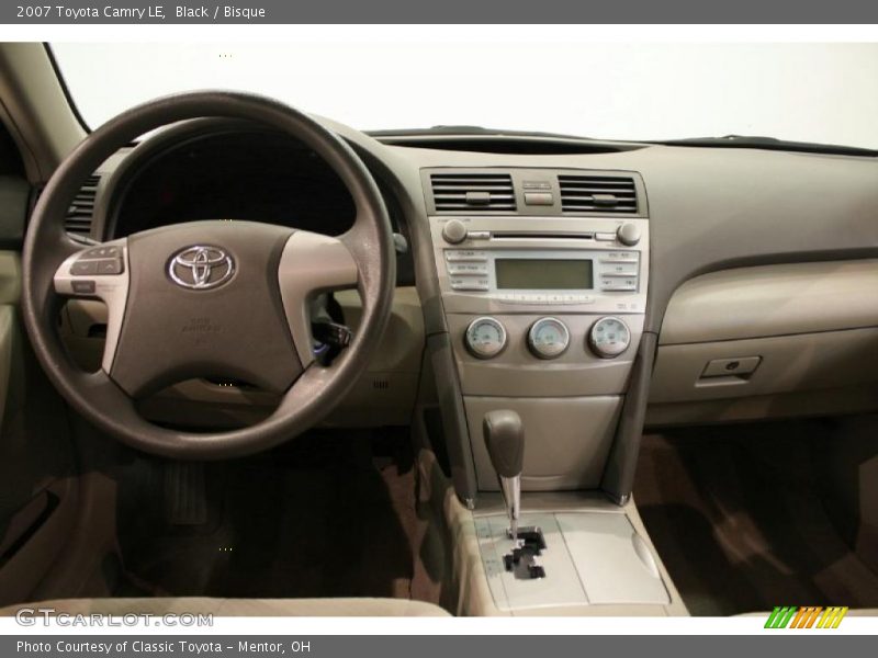 Black / Bisque 2007 Toyota Camry LE