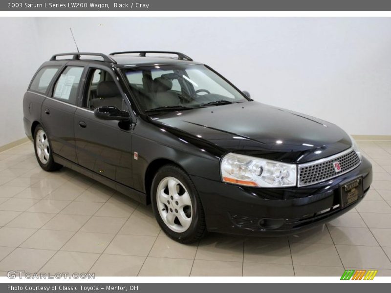 Black / Gray 2003 Saturn L Series LW200 Wagon