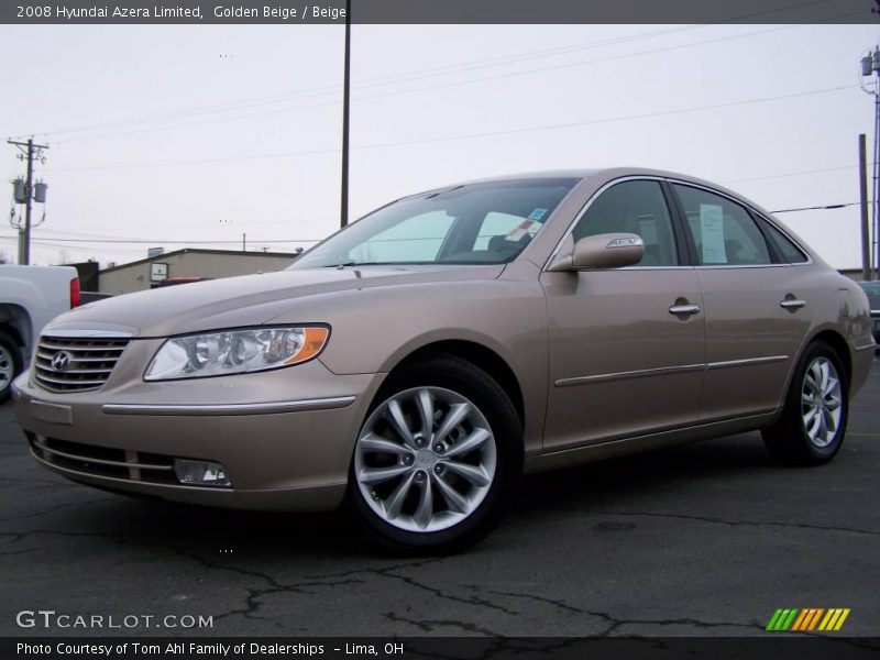 Golden Beige / Beige 2008 Hyundai Azera Limited