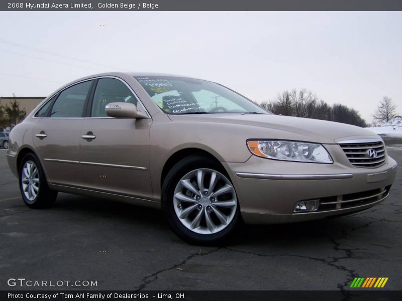 Golden Beige / Beige 2008 Hyundai Azera Limited