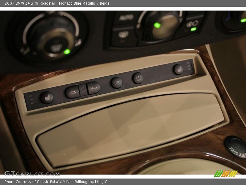 Monaco Blue Metallic / Beige 2007 BMW Z4 3.0i Roadster