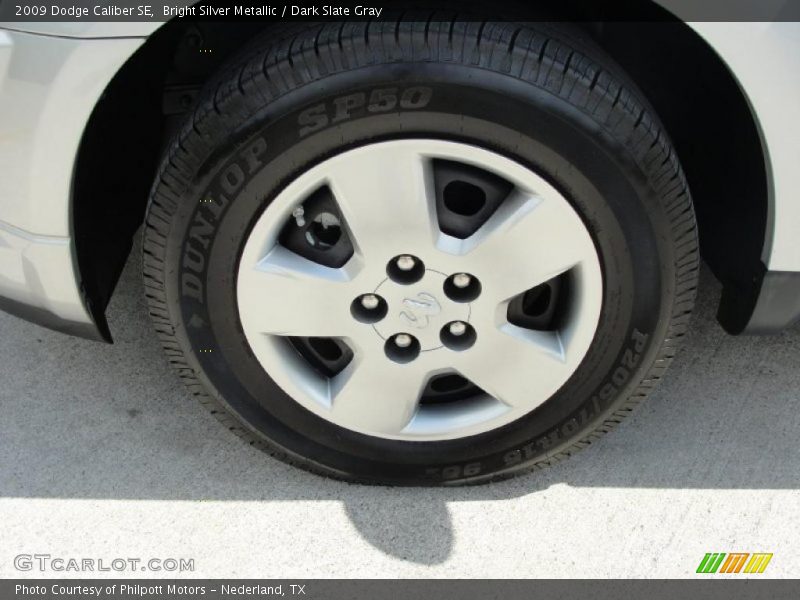 Bright Silver Metallic / Dark Slate Gray 2009 Dodge Caliber SE