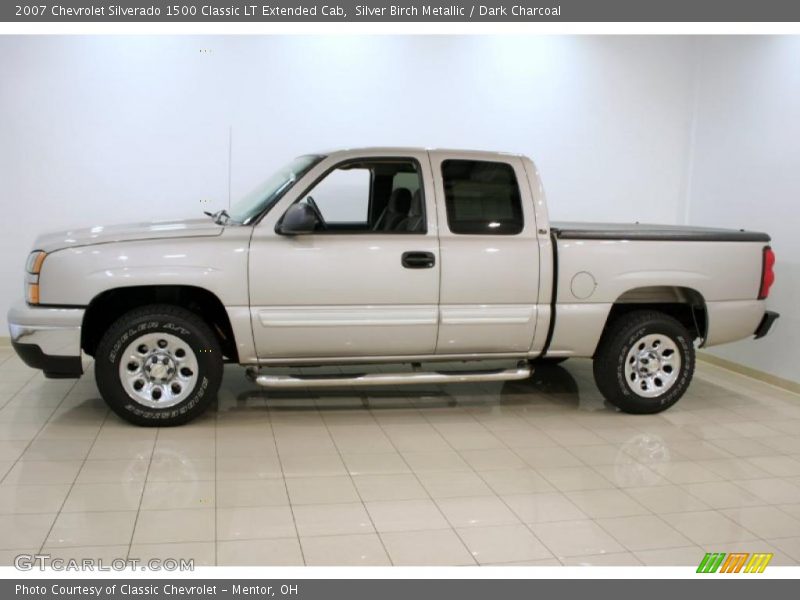 Silver Birch Metallic / Dark Charcoal 2007 Chevrolet Silverado 1500 Classic LT Extended Cab