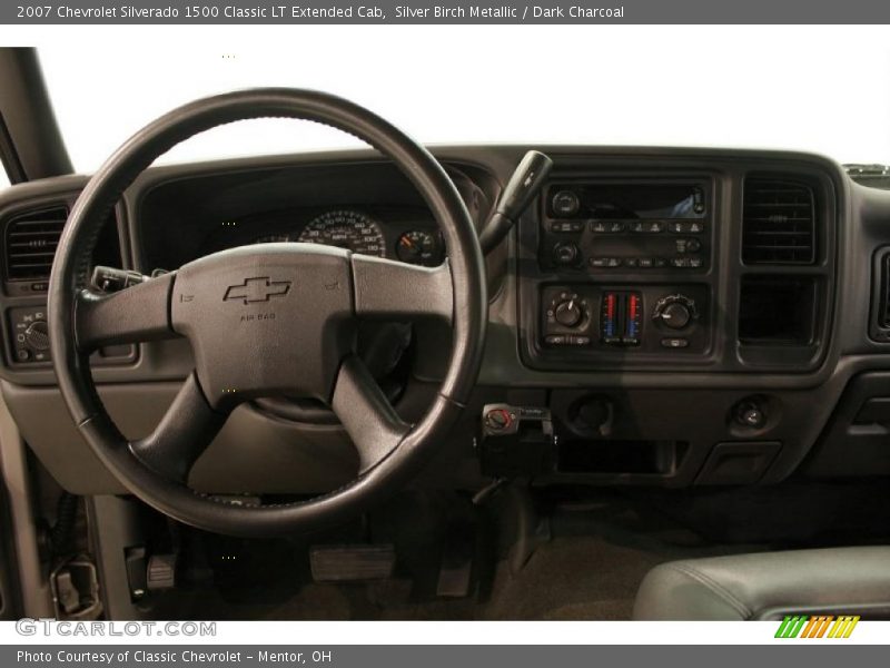 Silver Birch Metallic / Dark Charcoal 2007 Chevrolet Silverado 1500 Classic LT Extended Cab