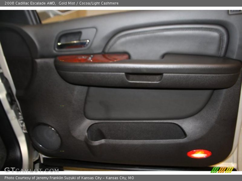 Gold Mist / Cocoa/Light Cashmere 2008 Cadillac Escalade AWD
