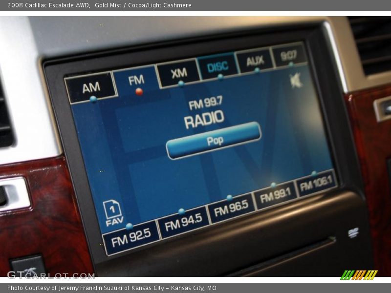 Gold Mist / Cocoa/Light Cashmere 2008 Cadillac Escalade AWD