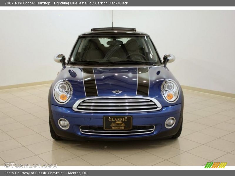 Lightning Blue Metallic / Carbon Black/Black 2007 Mini Cooper Hardtop