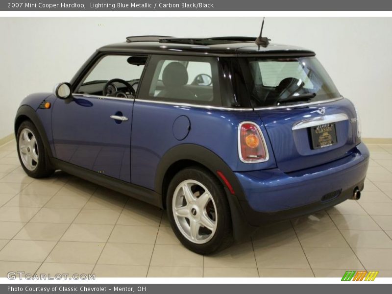 Lightning Blue Metallic / Carbon Black/Black 2007 Mini Cooper Hardtop