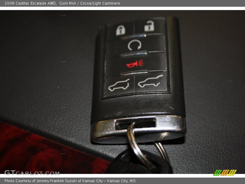 Gold Mist / Cocoa/Light Cashmere 2008 Cadillac Escalade AWD
