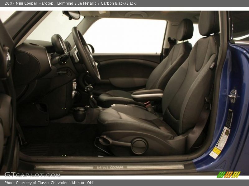 Lightning Blue Metallic / Carbon Black/Black 2007 Mini Cooper Hardtop