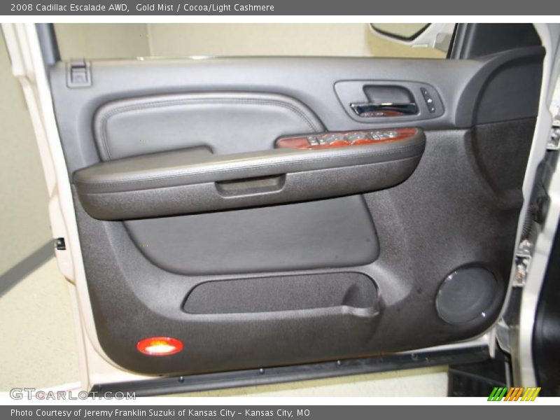 Gold Mist / Cocoa/Light Cashmere 2008 Cadillac Escalade AWD