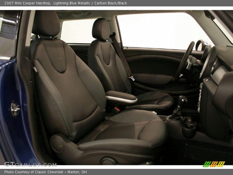 Lightning Blue Metallic / Carbon Black/Black 2007 Mini Cooper Hardtop