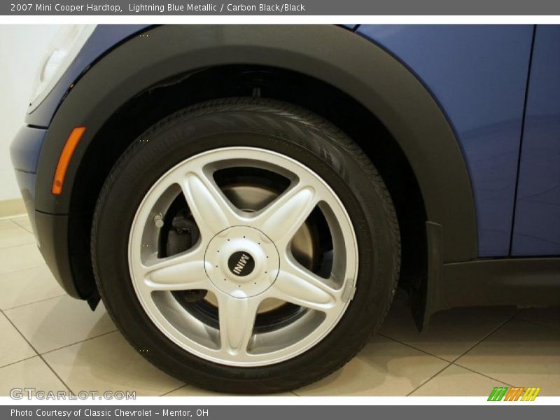 Lightning Blue Metallic / Carbon Black/Black 2007 Mini Cooper Hardtop