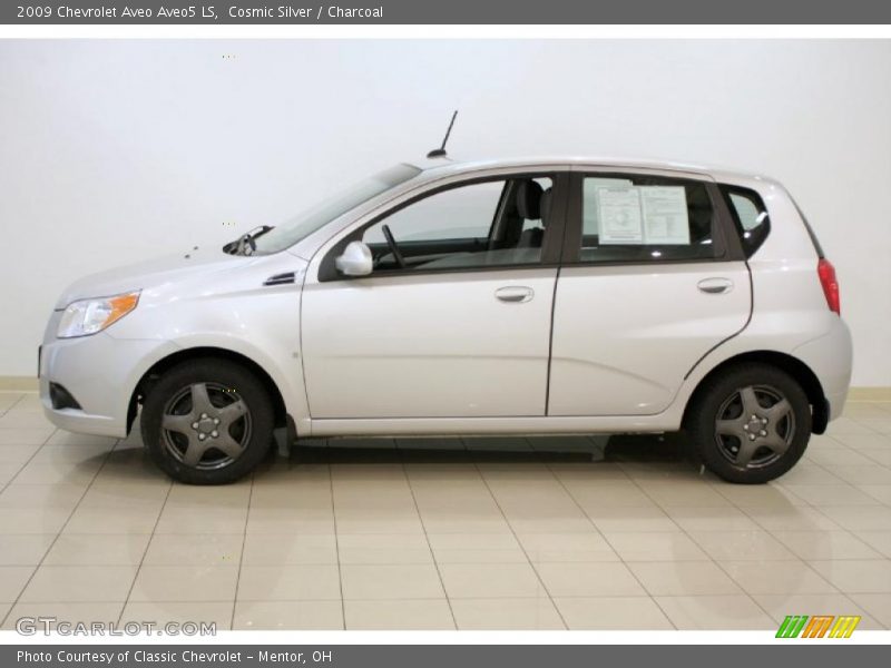 Cosmic Silver / Charcoal 2009 Chevrolet Aveo Aveo5 LS