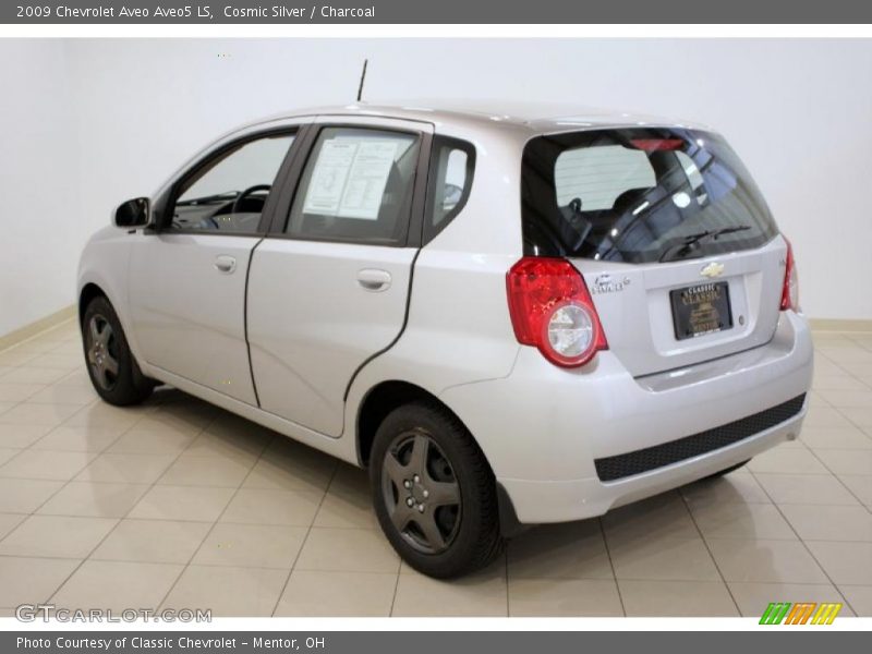 Cosmic Silver / Charcoal 2009 Chevrolet Aveo Aveo5 LS