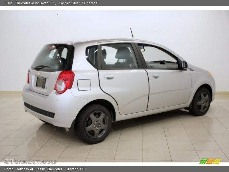 Cosmic Silver / Charcoal 2009 Chevrolet Aveo Aveo5 LS