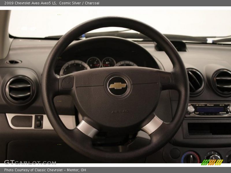 Cosmic Silver / Charcoal 2009 Chevrolet Aveo Aveo5 LS