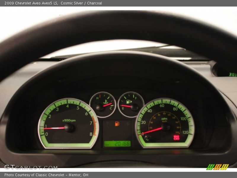 Cosmic Silver / Charcoal 2009 Chevrolet Aveo Aveo5 LS