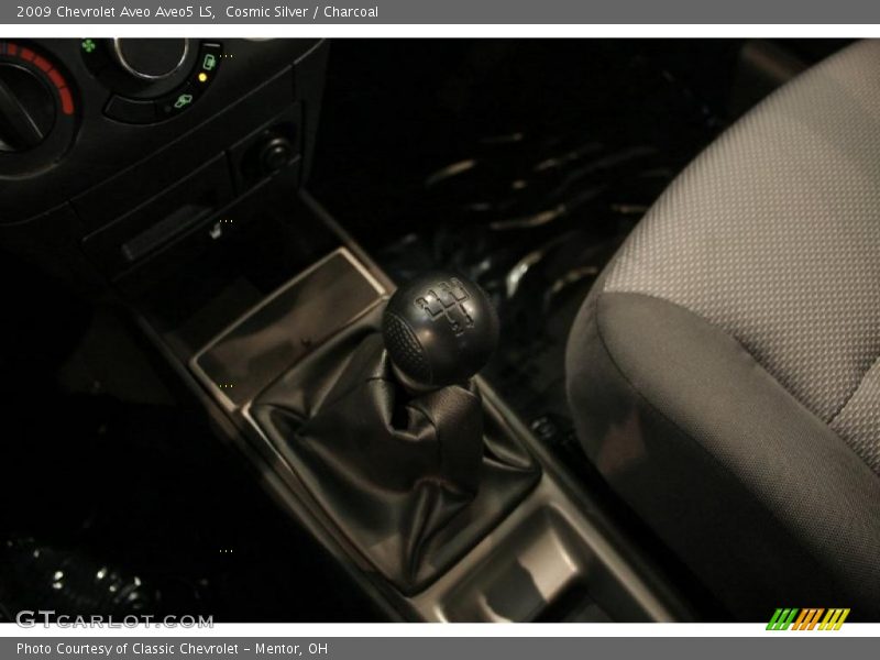 Cosmic Silver / Charcoal 2009 Chevrolet Aveo Aveo5 LS