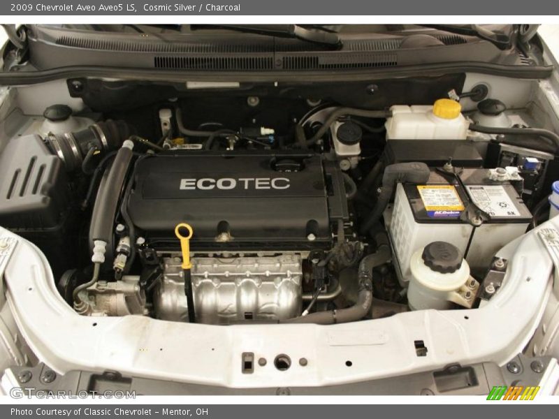 Cosmic Silver / Charcoal 2009 Chevrolet Aveo Aveo5 LS