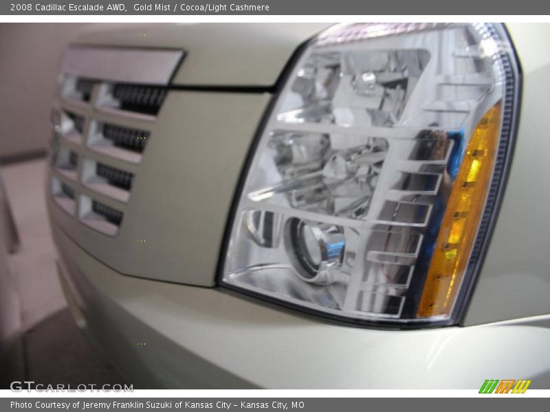 Gold Mist / Cocoa/Light Cashmere 2008 Cadillac Escalade AWD