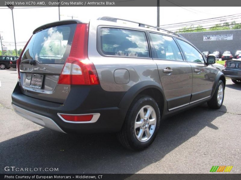 Oyster Grey Metallic / Anthracite Black 2008 Volvo XC70 AWD