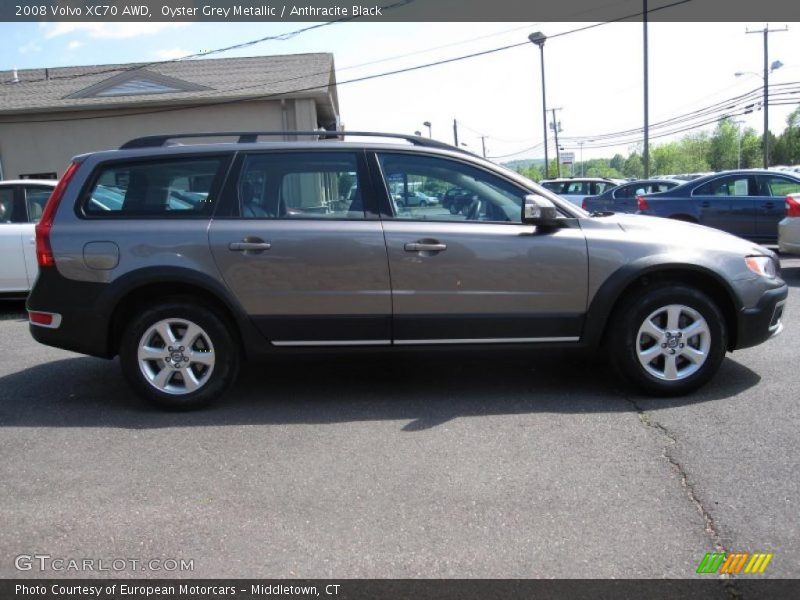 Oyster Grey Metallic / Anthracite Black 2008 Volvo XC70 AWD