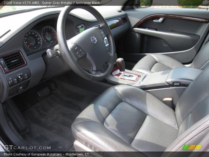 Oyster Grey Metallic / Anthracite Black 2008 Volvo XC70 AWD