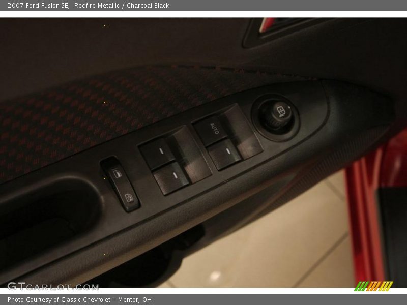 Redfire Metallic / Charcoal Black 2007 Ford Fusion SE