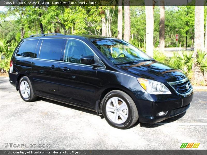 Nighthawk Black Pearl / Black 2009 Honda Odyssey Touring