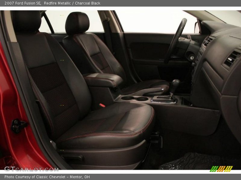Redfire Metallic / Charcoal Black 2007 Ford Fusion SE