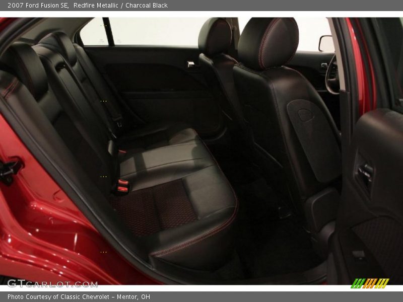 Redfire Metallic / Charcoal Black 2007 Ford Fusion SE