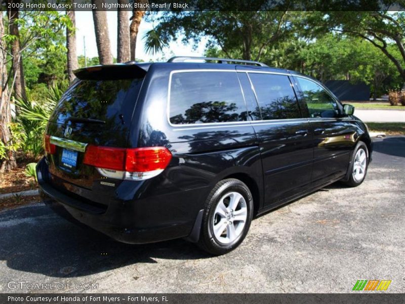 Nighthawk Black Pearl / Black 2009 Honda Odyssey Touring